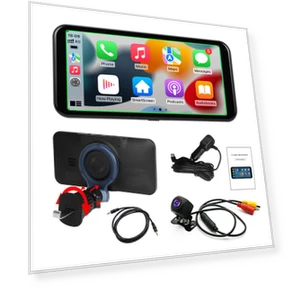 6.25-inch Wireless CarPlay Android Auto Multimedia Video Player — Stereo Receivers, Cars Auto Home