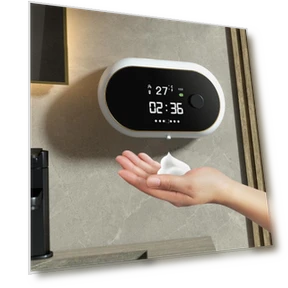 Automatic Wall-Mounted Soap Dispenser — Hand Dryers, Seahorse Home