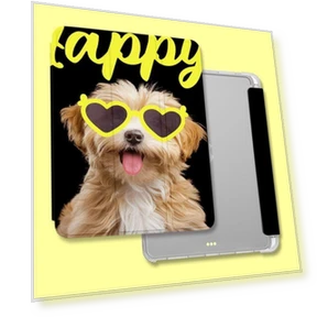 Cute English Puppy Pattern Smart Case — Protective Cases, Joyway