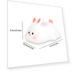 Cute LED Night Light with Touch Sensor in Rabbit Shape — Night Lights, Factory Discount Outlet