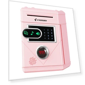 Electronic Touch Screen Piggy Bank — Savings & Piggy Banks, Simple and warm