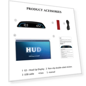 GPS HUD Car Speedometer — Navigation & GPS Accessories, WYOBD
