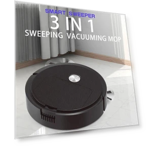 Mini Sweeping Machine 3-in-1 — Smart Cleaning Robots, Modern Home Furnishing