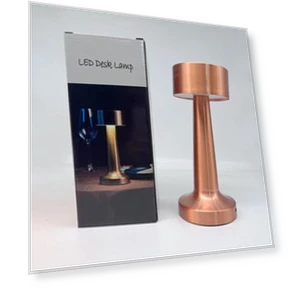 Modern Metal Touch Dimmer Night Light — Desk & Table Lighting, Zhou Yajin