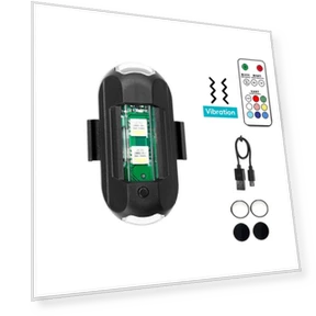 Motorcycle Drone Strobe Light — Vehicle Safety Signals, A Surname Home
