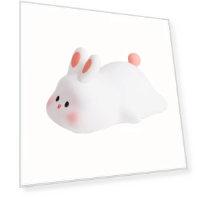 Night Light with Rabbit and Timer — Night Lights, Refreshing Home