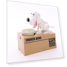 Robotic Coin Chewing Piggy Bank — Savings & Piggy Banks, Seahorse Home