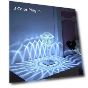 Rose Diamond RGB Table Lamp — Desk & Table Lighting, Super Star Mall