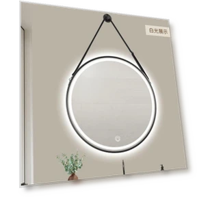 Round Makeup Mirror with LED Lighting — Makeup, Vinde Home