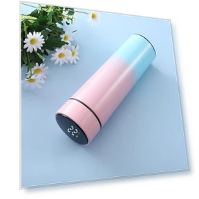 Smart Stainless Steel Thermos with Temperature Display — Beverage Warmers, TOP MALL-005