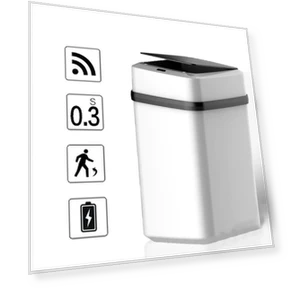 Smart Trash Bin — Kitchen Cans, Luminaire Lighting Mall