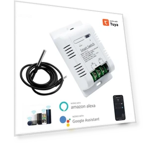 WiFi Smart Temperature Switch with Thermostat — HVAC Controls, Homedepot