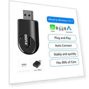 Wireless CarPlay Android Auto Adapter — Car Accessories & Gadgets, Kebidumei