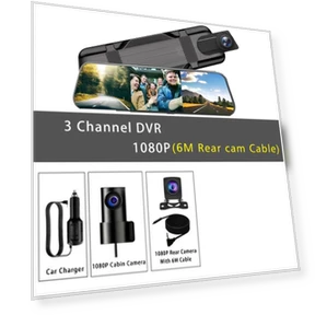 3-Channel Mirror Dash Cam — Dashboard Cameras, IKEA Supermarket