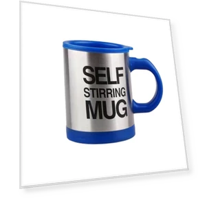 Automatic Stirring Coffee and Milk Mug — Beverage Warmers, Simple and warm