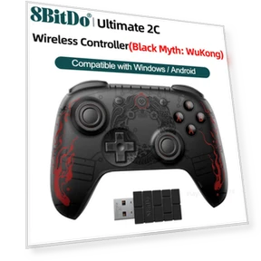 Black Myth Wukong Ultimate 2C Wireless or Wired Game Controller — Game Controllers, 8BitDo
