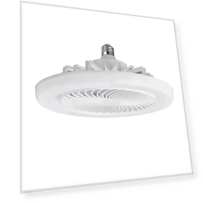 Ceiling Fan with E27 Socket and LED Light — Ceiling Fan Lighting Solutions, Comfort Homeware