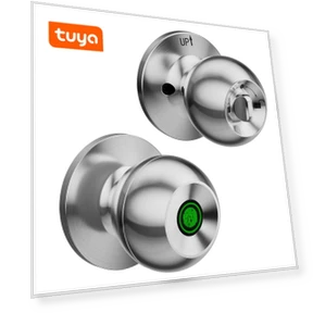 Electronic Biometric Door Handle — Locks, Home Furnishing Department Mall