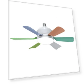 LED Ceiling Fan with E27 Socket — Ceiling Fan Lighting Solutions, The Home Vault
