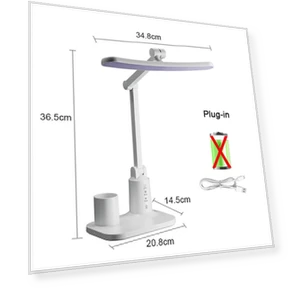 LED Desk Lamp with Eye Protection — Study & Desk Lighting, Seahorse Home
