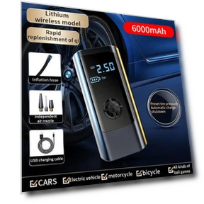 Mini Wireless Smart Car Pump Tire Inflation Pump — Inflation Devices, LEIBOO