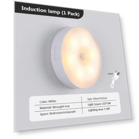 Modern LED Touch Smart Wall Night Light — Night Lights, AE Selection