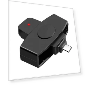 Smart Foldable CAC Card Reader — Card Adapters & Hubs, Luminaire Lighting Mall