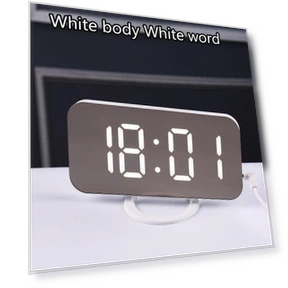 Smart LED Digital Alarm Clock — Alarm, Wrigleys