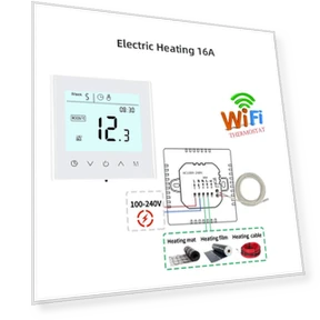 Smart WiFi Thermostat for Electric Heating — Home Climate Control, Minco Thermostatic