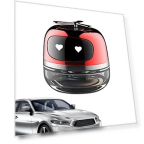 Solar Car Aromatherapy Robot — Car Air Fresheners, A Auto Parts Mall