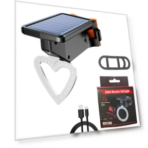Solar-Powered Bike Rear Light — Bike Headlights, GYROBALL