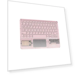 Transparent Wireless Bluetooth Keyboard with Touchpad — Keyboard Cases, Bellatrix