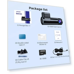 Wi-Fi Dash Cam with Parking Mode — Dashboard Cameras, AZDOME