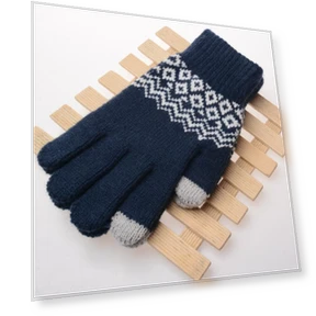 Winter Warm Wool Knitted Touchscreen Gloves — Cold Weather Gloves, Popularity-Sun home