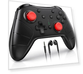 Wireless Switch Pro Controller with Headphone Jack — Gaming Controllers, Bellatrix