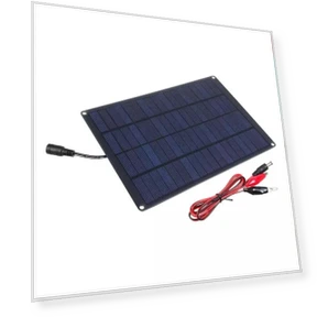 30W Solar Panel with Charge Controller — Solar & Wind Power, Stone Home