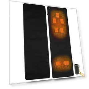 7-Zone Heated Camping Mattress — Electric Blankets, Rainbow Rain