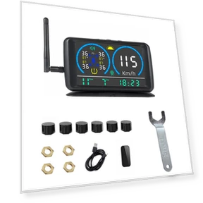 Color LCD Display Car Tire Pressure Monitoring System — TPMS Sensor Replacements, RuJia Home Decor