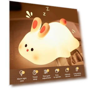 Cute LED Night Light with Touch Sensor — Night Lights, Purely Home Goods