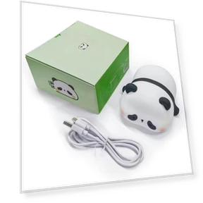 Cute Panda Silicone Night Lights — Night Lights, Build My Home