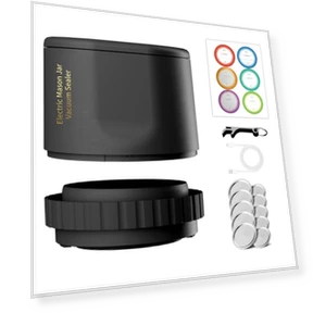 Electric Vacuum Sealer Mason Jar Kit — Vacuum Bags, Good Household Items