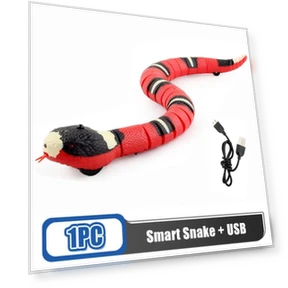Interactive Automatic Electronic Snake Toy — Cat Playthings, Build My Home