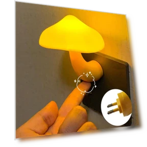 Mini LED Night Lights in Mushroom Shape — Night Lights, Cozy Cottage-Relax