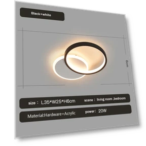 Modern LED Smart Ceiling Light — Overhead Lighting, Rainbow Rain