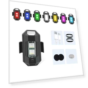 Rechargeable Mini Flashing Lights — Vehicle Safety Signals, A Surname Home