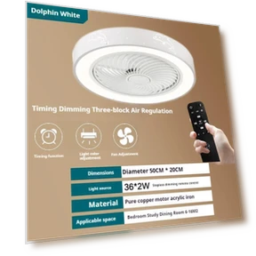 Smart Ceiling Fan with Light — Ceiling Fans, KITCHEN-MALL