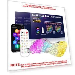 Smart Curtains with LED Lighting — LED Strips, Good Household Items