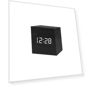 Smart LED Wooden Alarm Clock — Clocks, Comfort Homeware