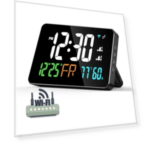 Smart WiFi Desktop Clock — Alarms & Clocks, Serene Homes