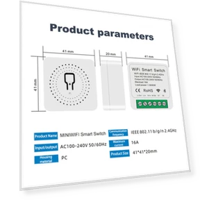 Smart WiFi Light Switch Module — Smart Home Modules, Build My Home